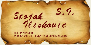 Stojak Ilišković vizit kartica